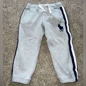 Boys 3T Polo Ralph Lauren grey and blue sweatpants